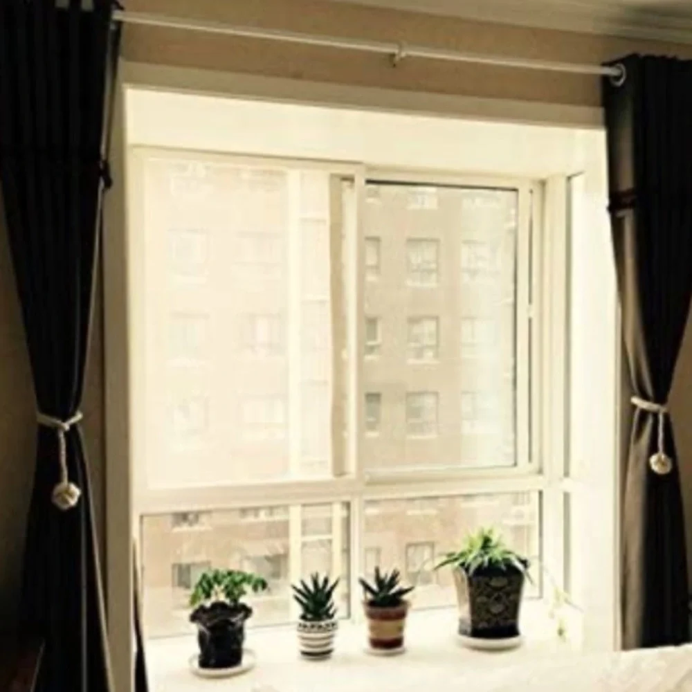 Luxury Home | Set of 2 Grey Boho Chic Nautical Knotted Rope Curtain Tie Backs